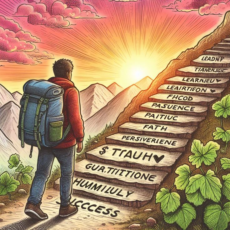 ilustrasi seseorang merenung tentang arti kegagalan dan keberhasilan