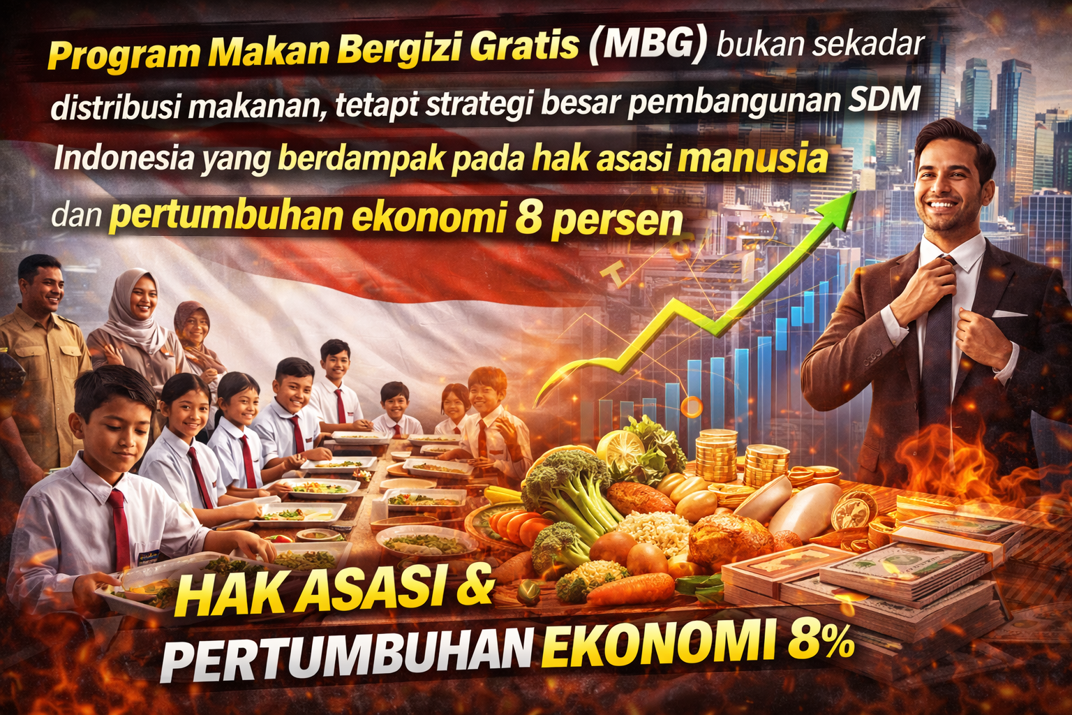Program Makan Bergizi Gratis sebagai motor ekonomi dan pemenuhan HAM