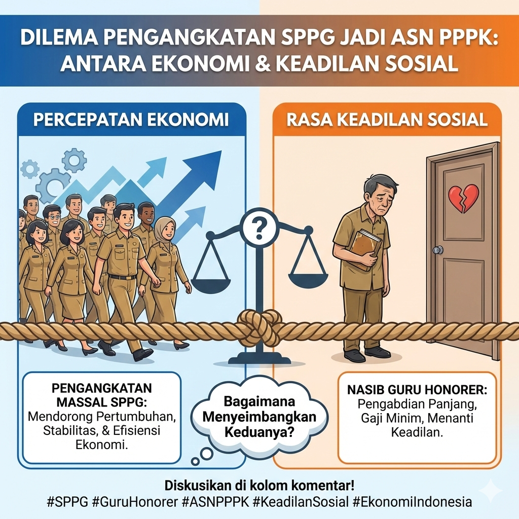 Pengangkatan pegawai SPPG menjadi ASN PPPK